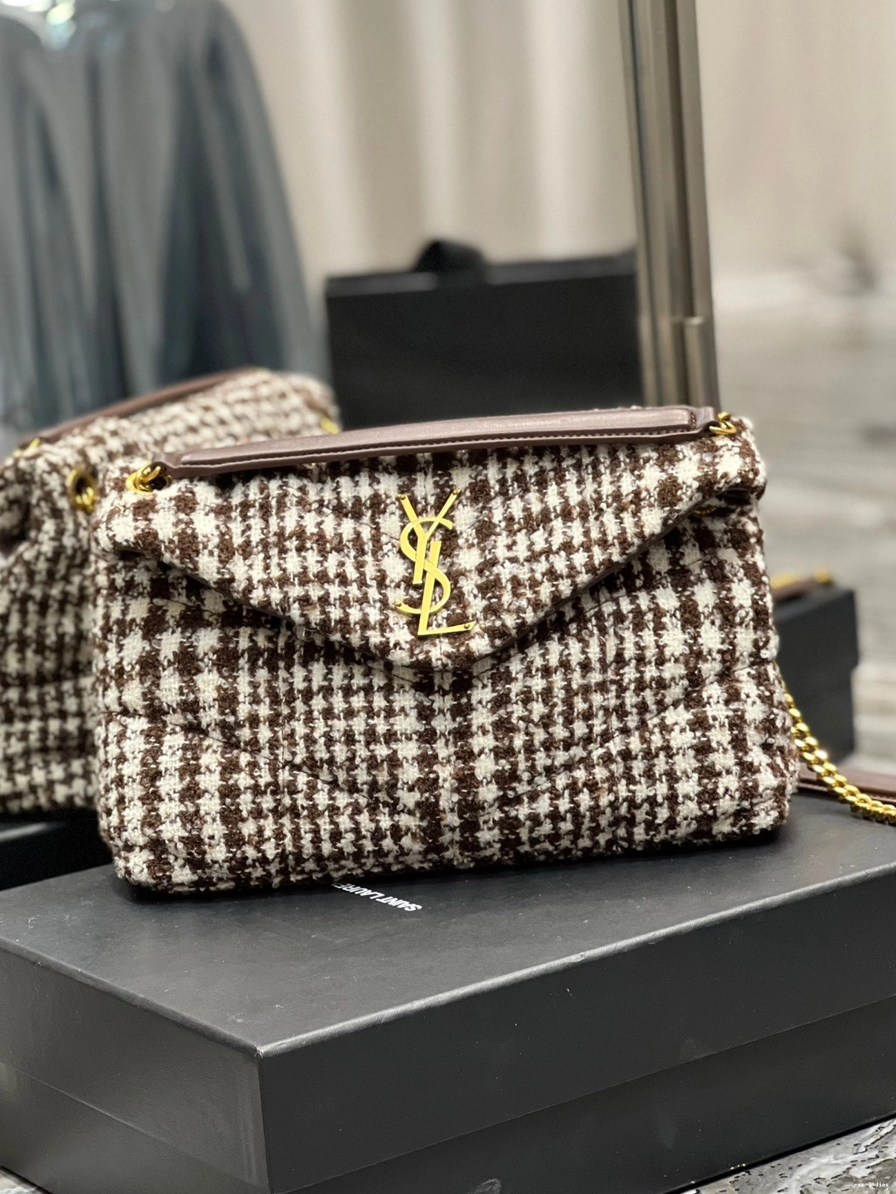 Repzbay REP BAG SMALL CHAIN PUFFER YSL 0801